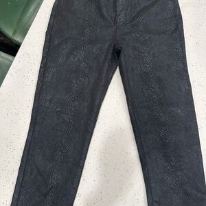 7 For All Mankind Black Skinny Pants